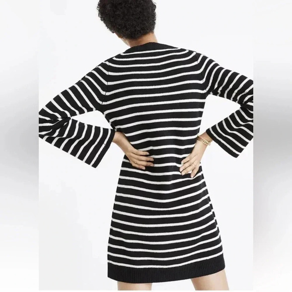 Madewell wool button sleeve dress small oversized sweater dress - Picture 5 of 7